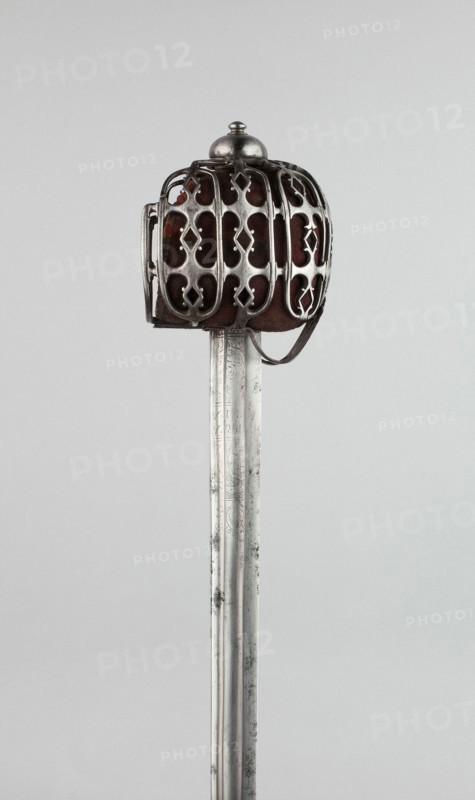 Basket-Hilted Broadsword with Scabbard (Claymore), Scotland, c. 1750.