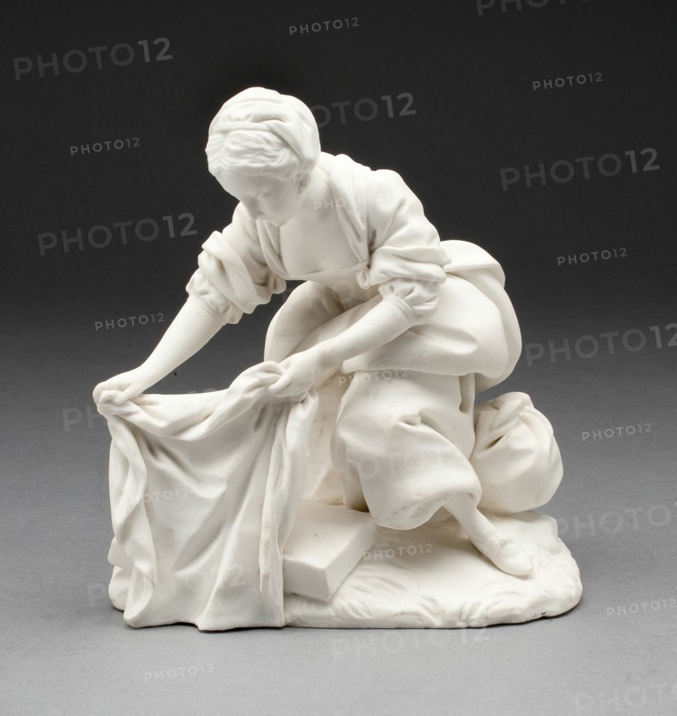 Girl Washing Clothes, Sèvres, 1755/60.