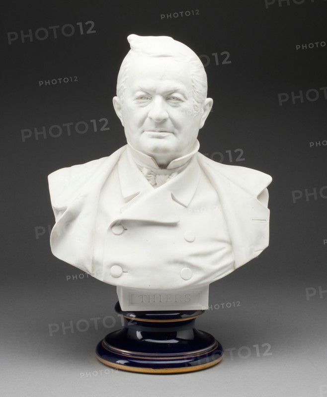 Bust of President Thiers, Sèvres, 1883.