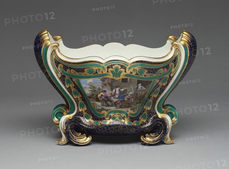 Vase (Cuvette Mahon), Sèvres, c. 1760.