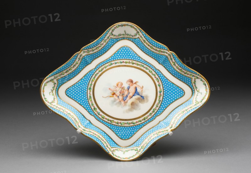 Tray (from a tea service), Sèvres, 1770.
