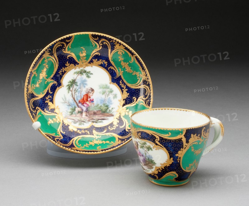 Cup and Saucer, Sèvres, 1766.
