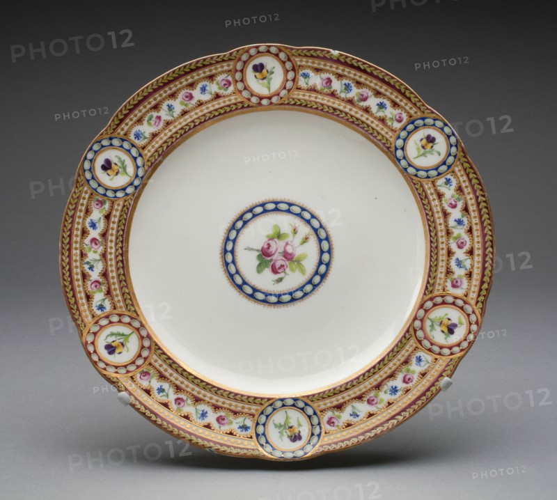 Plate, Sèvres, 1784.