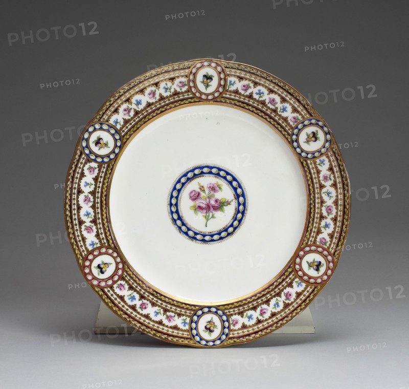 Plate, Sèvres, 1784.