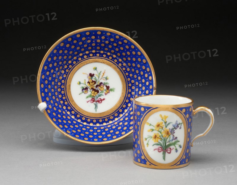 Cup and Saucer, Sèvres, 1788.