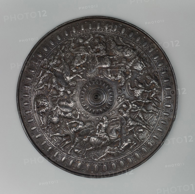 Parade Shield of Henry II, King of France (reigned 1547-1559), copy of, Geneva, 1909 (copy of c. 1555 style).