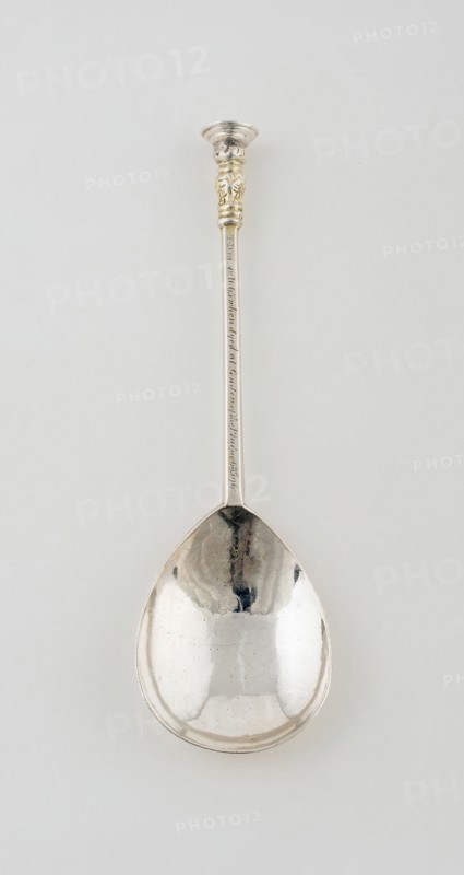 Spoon Commemorating the London Plague, Wokingham, c. 1665.