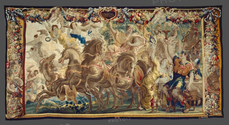 The Triumph of Caesar from The Story of Caesar and Cleopatra, Flanders, c. 1680. Woven at the workshop of Gerard Peemans, after a design by Justus van Egmont.