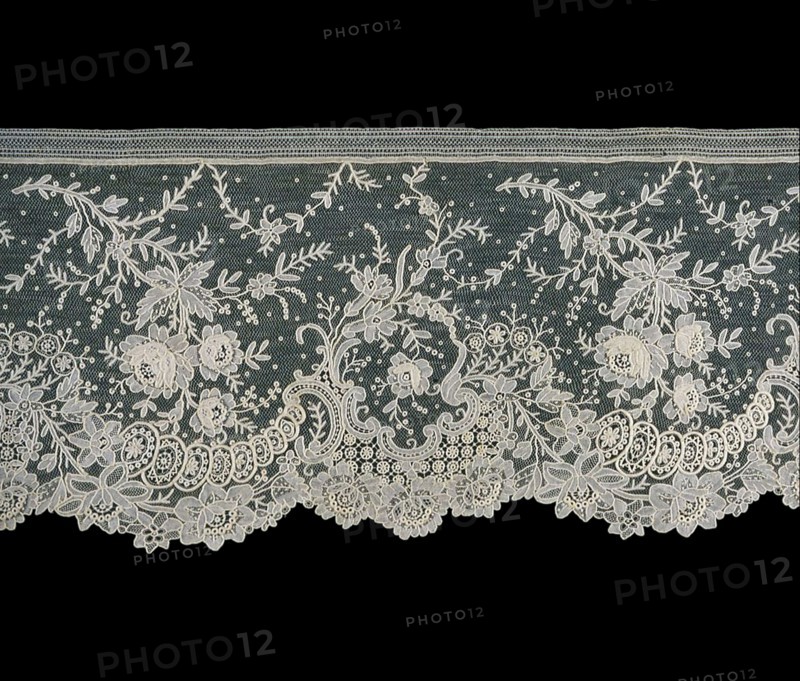 Flounce, Belgium, 1875/1900.