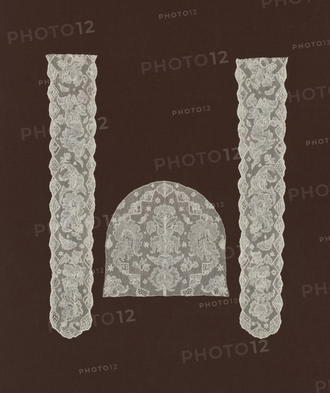 Lappets and Cap Crown, Flanders, 1740s/50s.