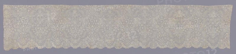 Lace Flounce, Flanders, 1720-40.