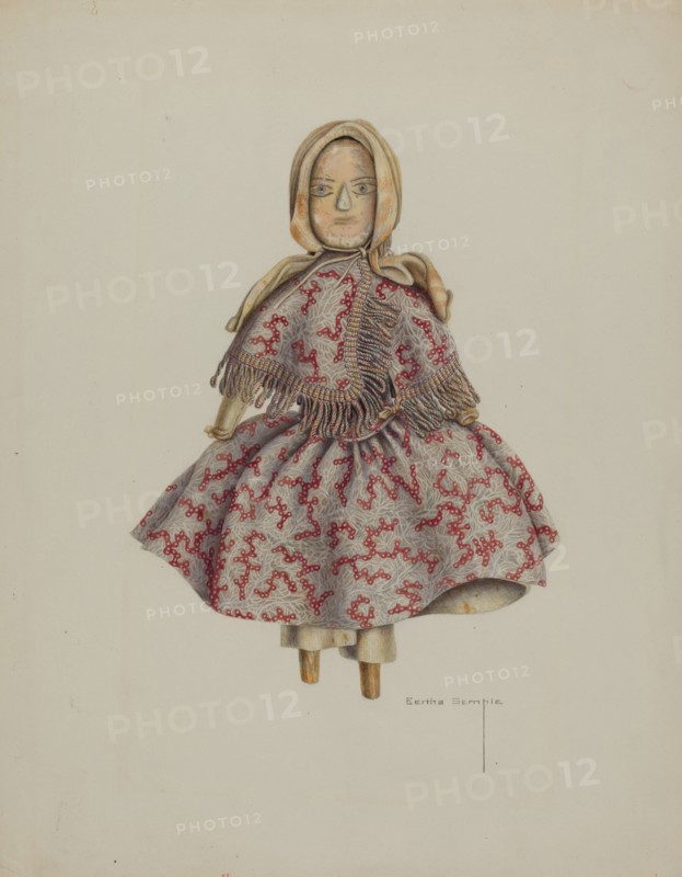 Wooden Doll, c. 1938.