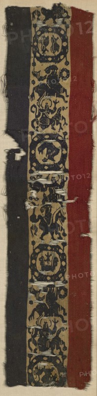 Fragment, Egypt, Roman period (30 B.C.- 641 A.D.)/Arab period (641-969), 6th/7th century.