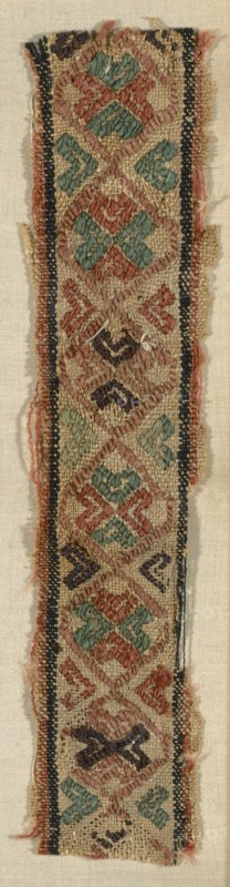 Border, Egypt, Roman period (30 B.C.- 641 A.D.), 5th/6th century.