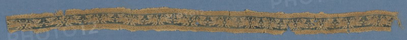 Ribbon, Egypt, Roman period (30 B.C.- 641 A.D.), 6th century.