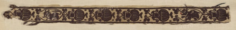 Border, Egypt, Greco-Roman period (30 B.C.- 641 A.D.), 4th/5th century.