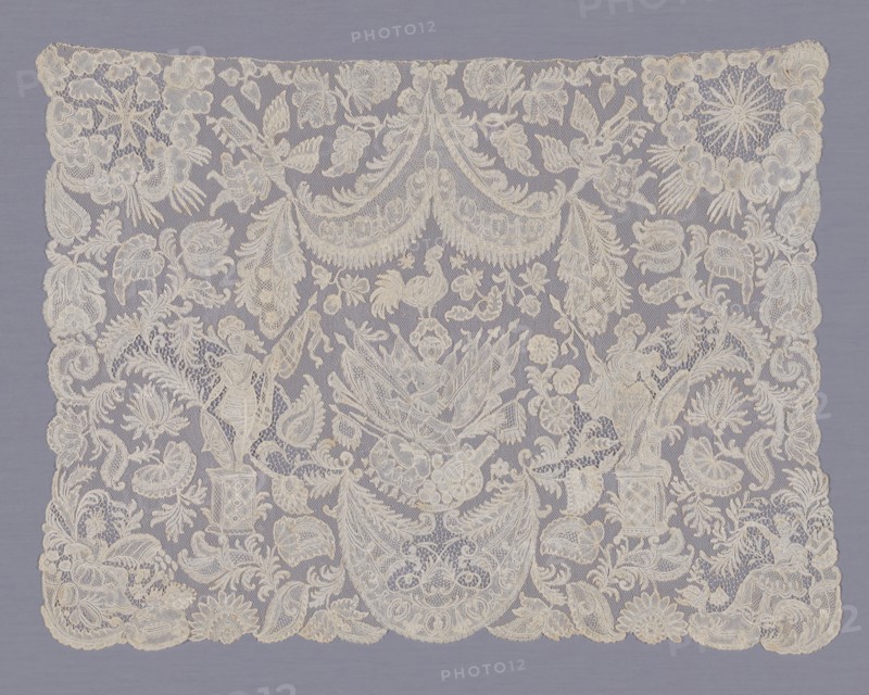 Cravat End, Flanders, 1700-50.