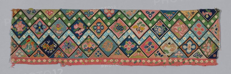 Trouser Band, China, Qing dynasty (1644-1911), 1875/1900.