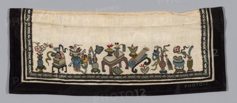 Trouser Band, China, Qing dynasty (1644-1911), 1875/1900.