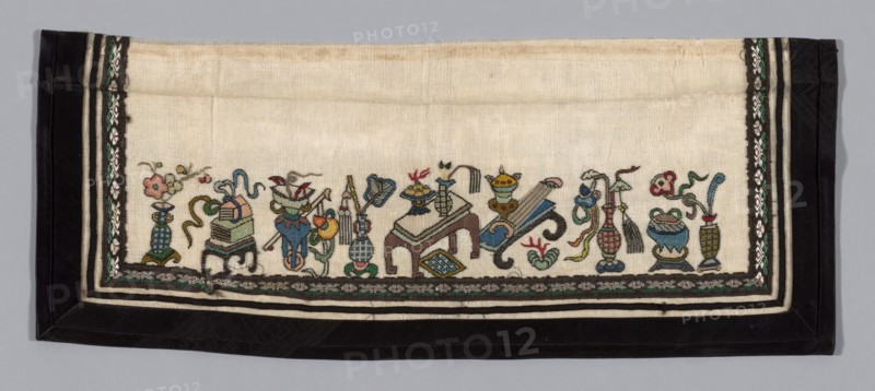 Trouser Band, China, Qing dynasty (1644-1911), 1875/1900.