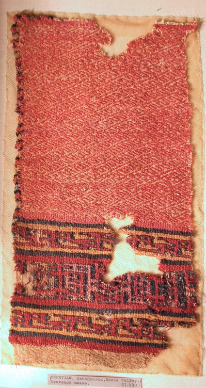 Fragment (Shawl), Peru, A.D. 1000/1532. Ica, Nazca Valley, Estaqueria.