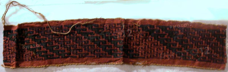 Fragment, Peru, A.D. 1000/1532. Probably Ica Valley.
