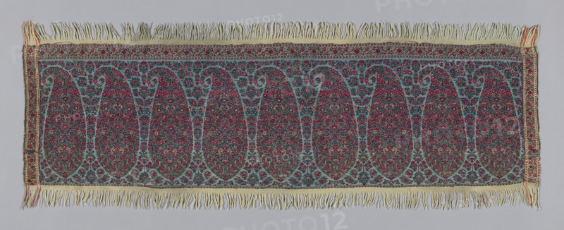 Shawl Border Fragment, India, 1815/20.
