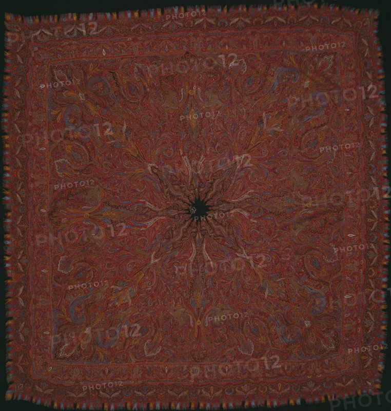 Square Shawl, India, 1870s.