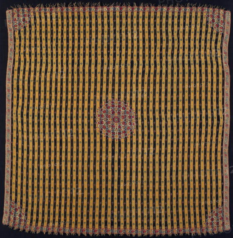 Moon Shawl (Chand-Dar), India, Mughal period (1526-1858), late 18th century.