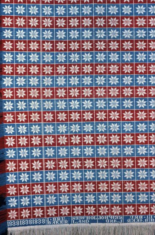Coverlet, Pennsylvania, 1838.