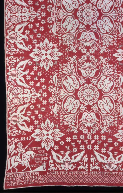 Coverlet, United States, 1847.
