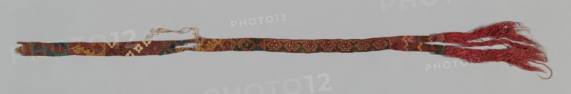 Fragment (Band), Peru, A.D. 500/1000. Possibly Huarmey Valley.