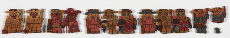 Warrior Fragments, Peru, 100 B.C./A.D. 200.