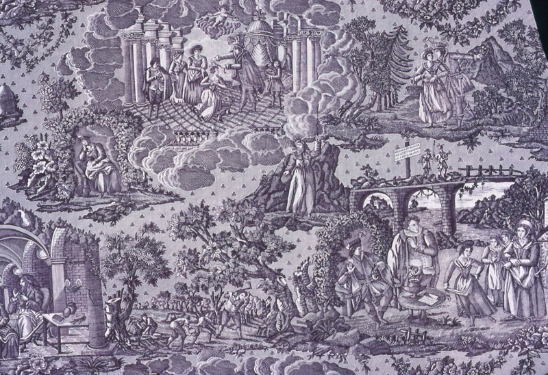 La Trève de Dieu (God's Truce) (Furnishing Fabric), France, c. 1820.