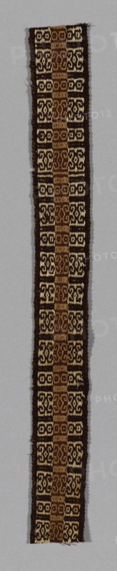 Fragment (Headband or Belt), Peru, A.D. 1476/1532. Possibly provincial Inca, possibly Ocoña Valley.