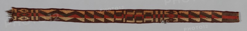 Headband or Belt Fragments, Peru, A.D. 1476/1532. Provincial Inca, possibly Ocoña Valley.