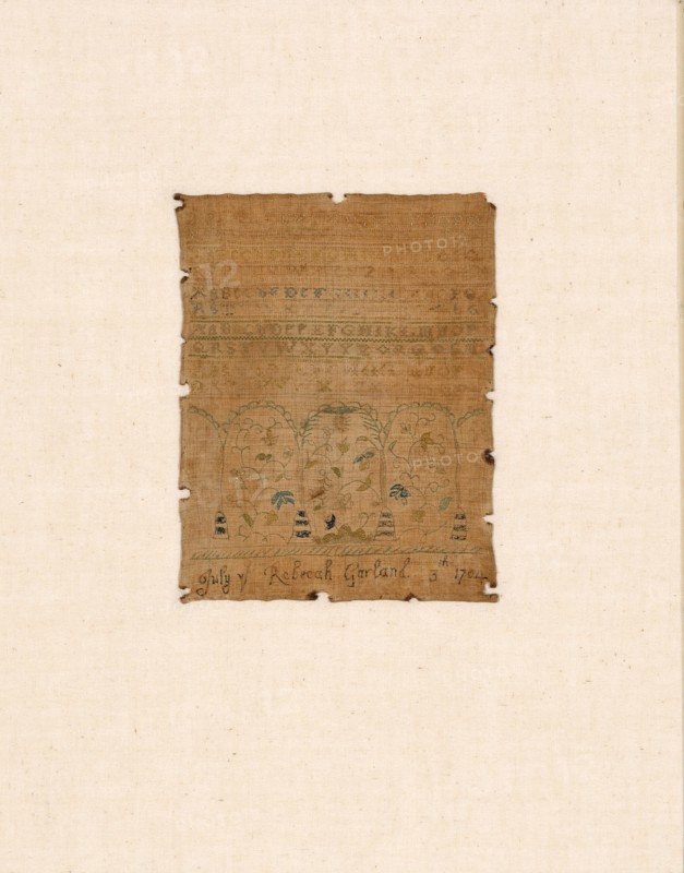 Sampler, United States, 1704.