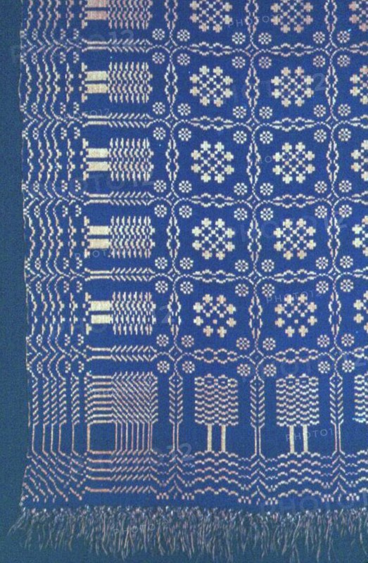 Coverlet, United States, 1830/40.