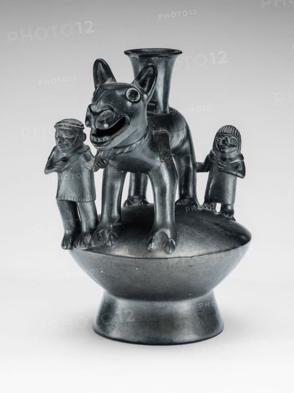 Vessel in the Form of a Llama and Attendant Figures, A.D. 1200/1450.