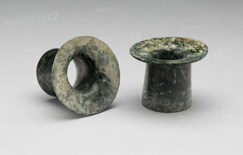 Pair of Ear Spools, A.D. 250/900.