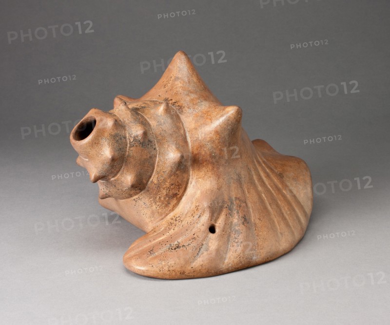 Sculpture in the Form of a Conch Shell, Possibly a Trumpet, 200 B.C./A.D. 200.