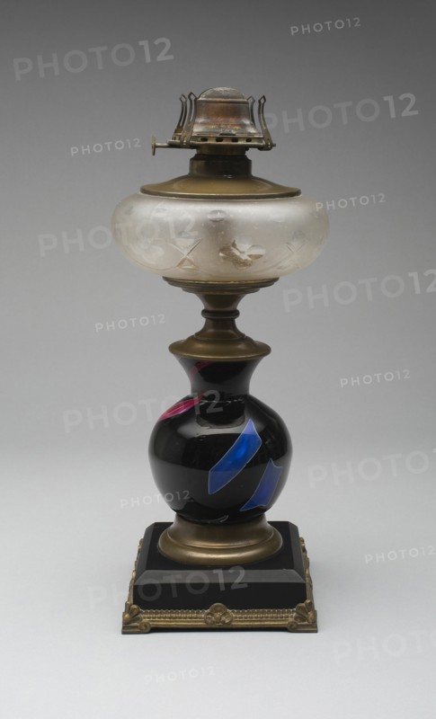 Sicilian Glass Lamp, c. 1878.