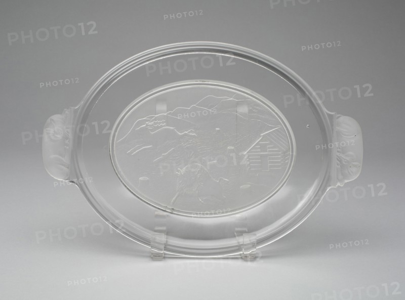 Westward Ho!/Pioneer pattern platter, c. 1876.