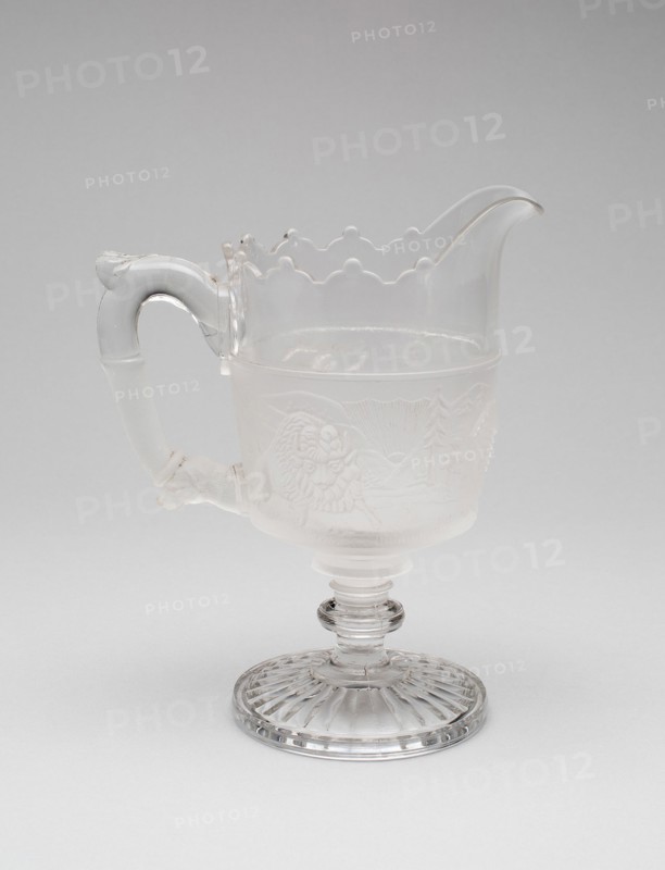 Westward Ho!/Pioneer pattern covered marmalade dish, c. 1876.