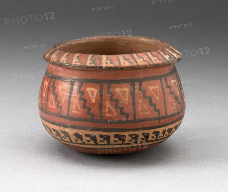 Miniature Bowl with Geometric Textile-Like Pattern, A.D. 1450/1532.
