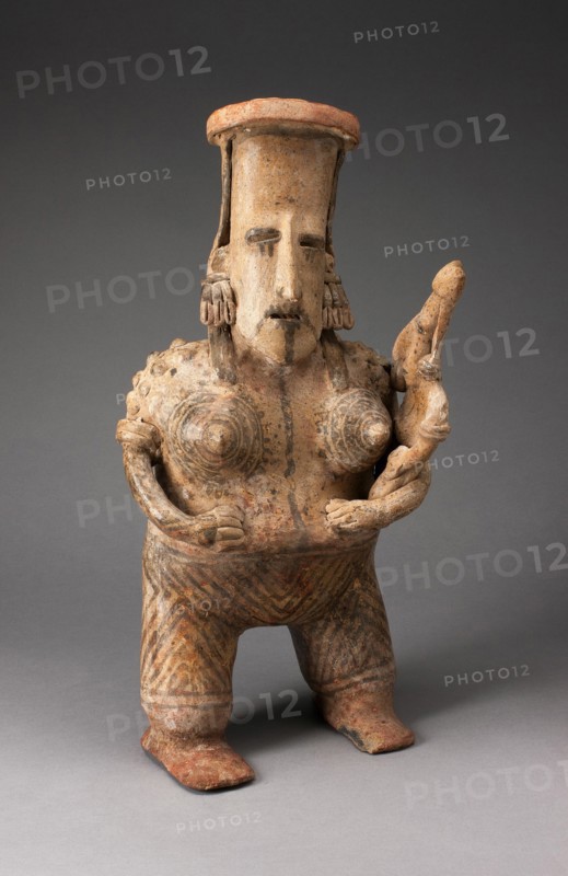 Standing Figure of a Mother and Child, 100 B.C./A.D. 250.