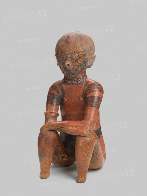 Figure of a Seated Chieftain, 100 B.C./A.D. 250.