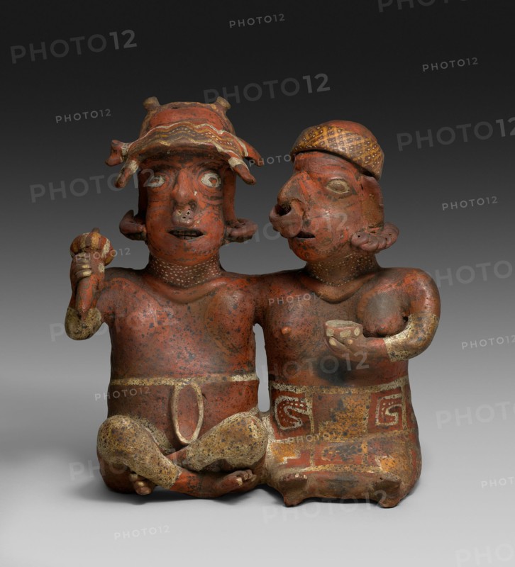 Seated Joined Couple, 200 B.C./A.D. 300.