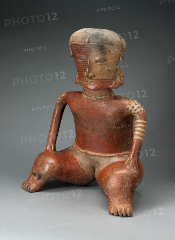 Figure of a Seated Female, 100 B.C./A.D. 500.