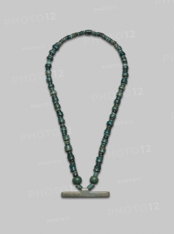 Beaded Necklace with Bar Pendant, A.D. 300/700.